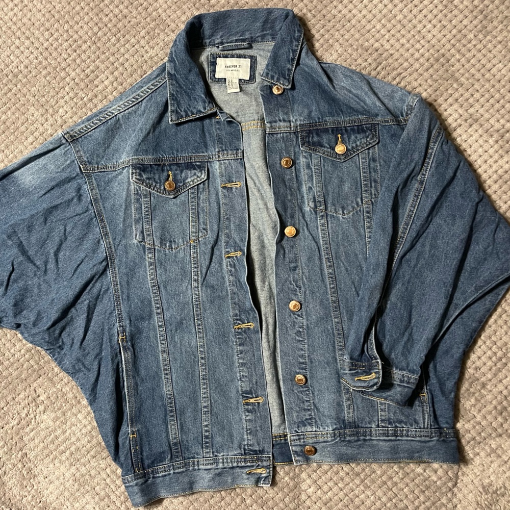 Forever 21 Oversized Jean Jacket